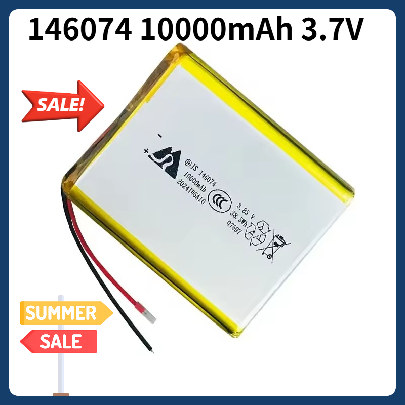 Renewable Energy Technology - 100% 새로운 146074 3.7v 10000mah 충전식