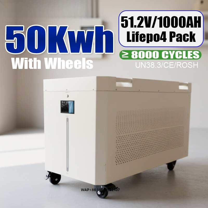 Lifepo4 Battery Pack - QSO 올인원 51.2V 50Kw 50KWH 50