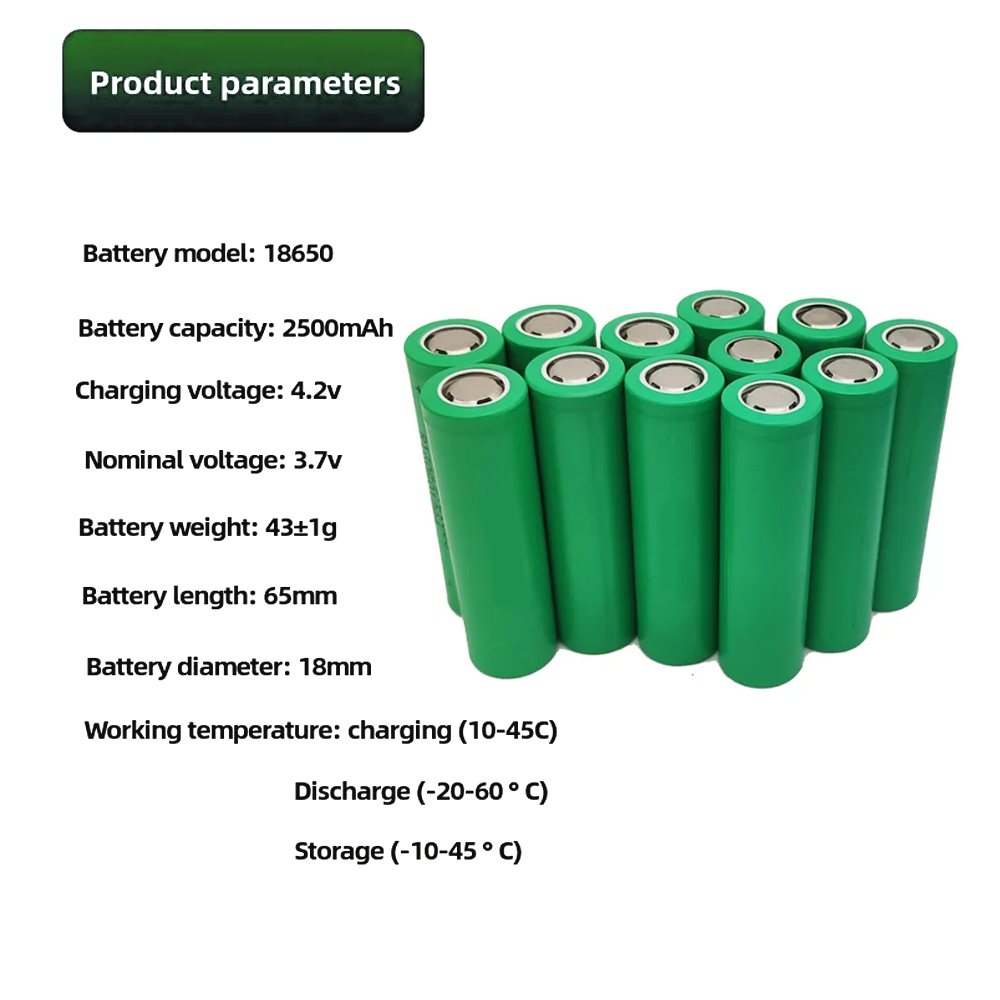 18650 25R 3.7V 2500mAh 새로운 고품질 - Renewable Energy Technology 리뷰 및 가격
